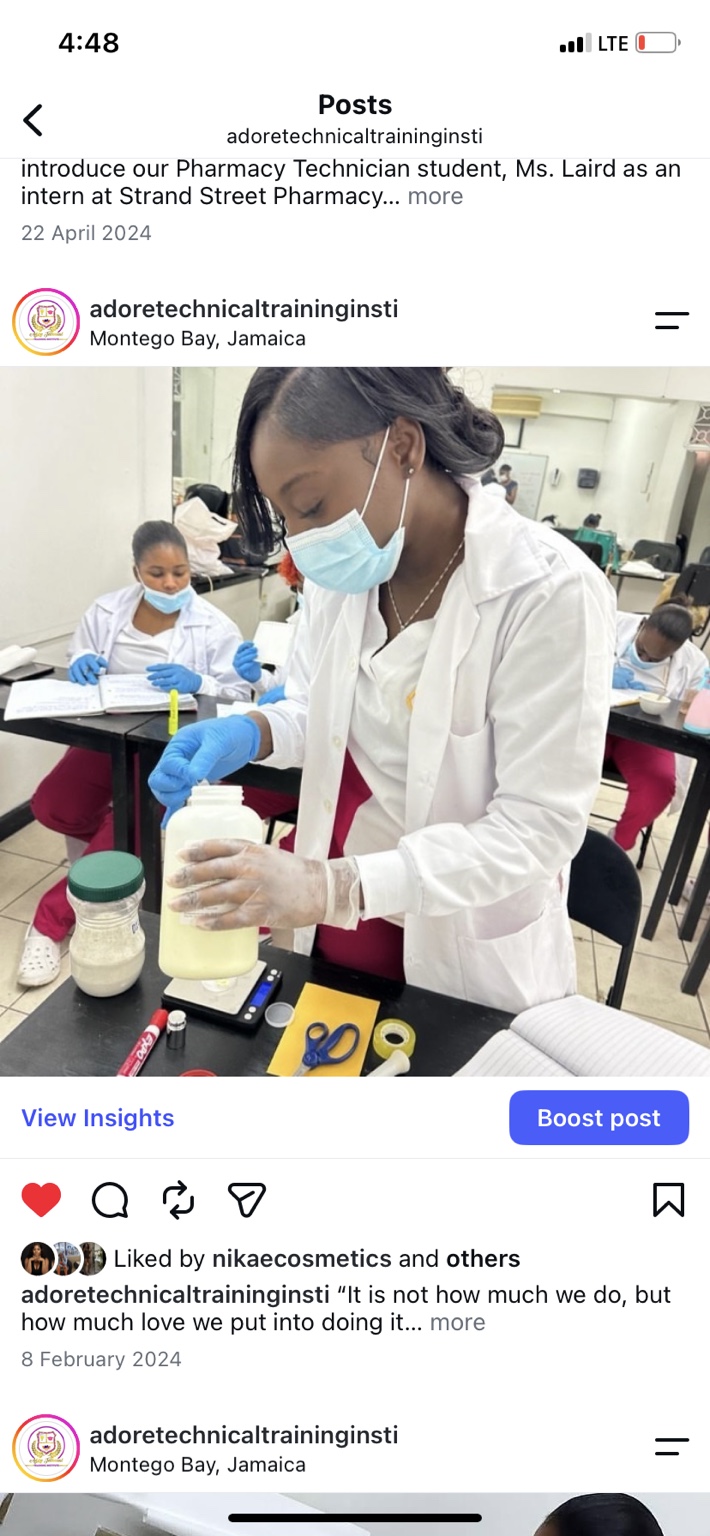 Adore healthcare students completing laboratory practice
