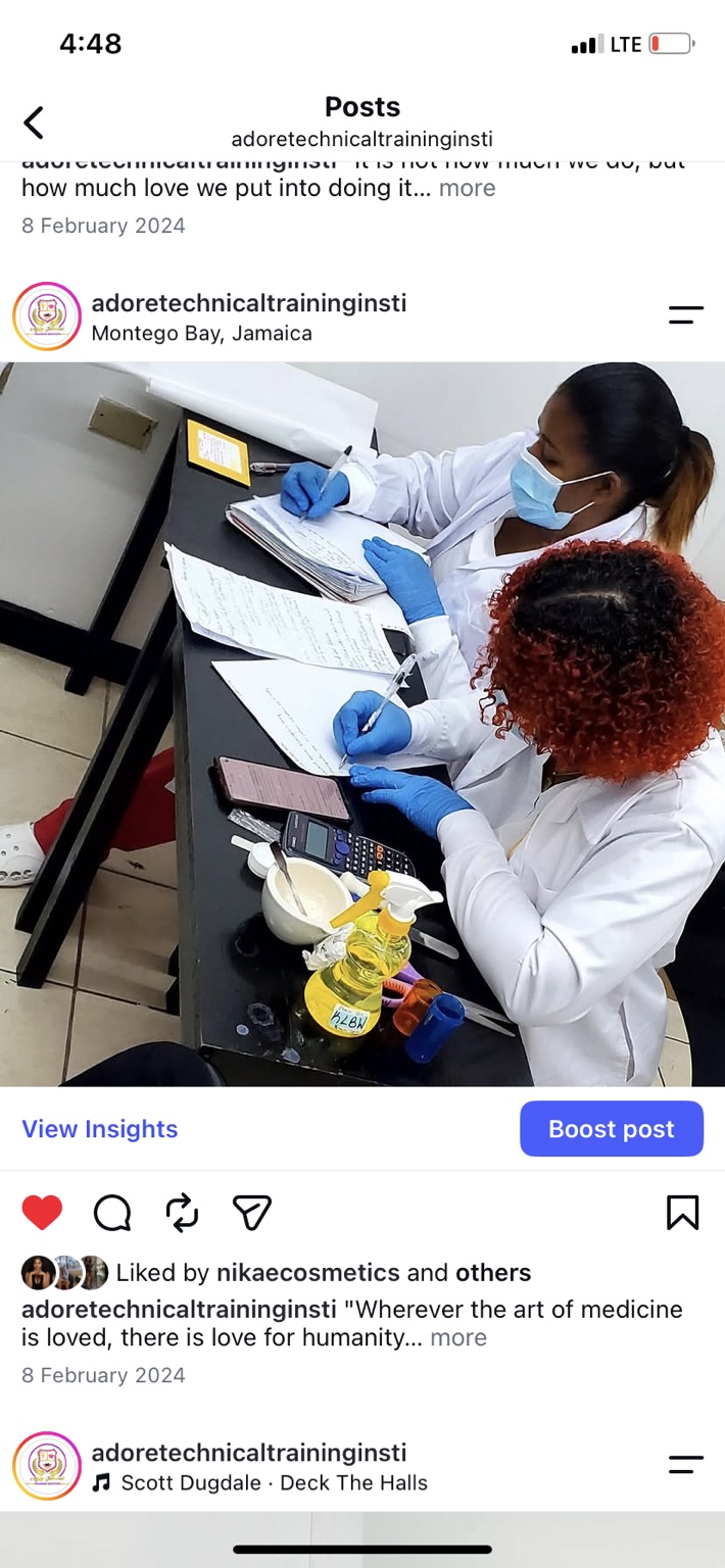 Adore healthcare students combining theory and practical preparation